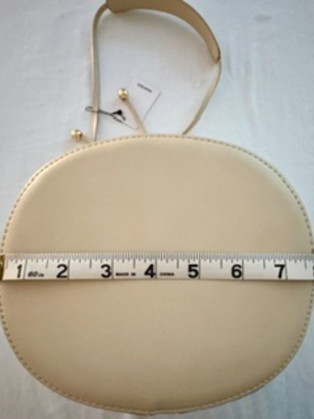 Mango Faux Leather Bucket Handbag NWT - Picture 7 of 7